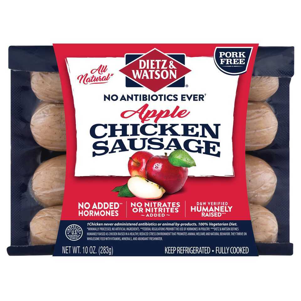 Dietz & Watson Apple & Chicken Smoked Chicken Sausage