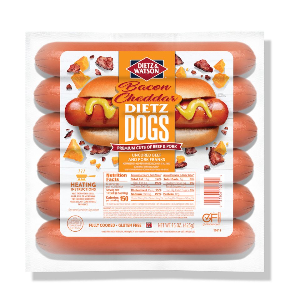 Bacon & Cheddar Dietz Dogs